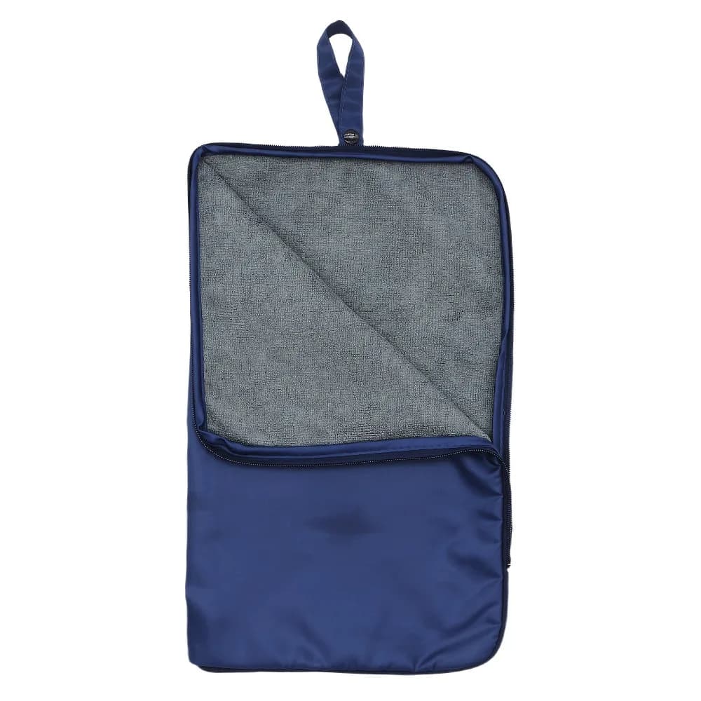 Borsa portaoggetti per occhialini da nuoto con chiusura a zip, sacca impermeabile per asciugamani, tinta unita, con maniglia a scatto, custodia portatile impermeabile per costumi da bagno e attrezzatura da palestra