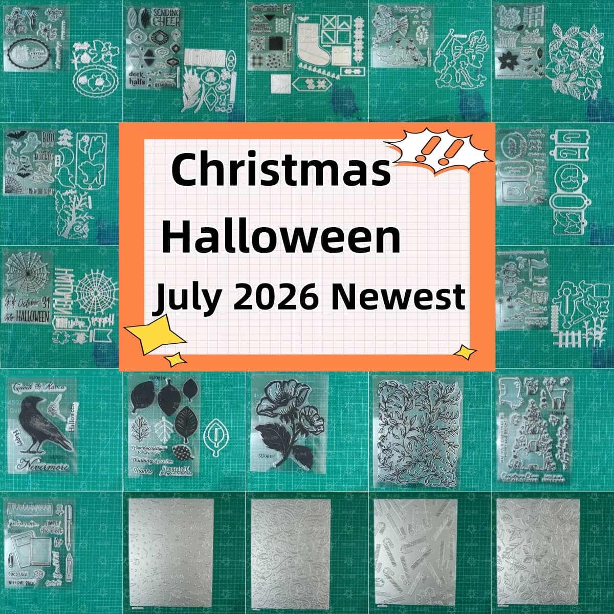 Halloween Ghost Seasonal Christmas Metal Cutting Dies Clear Stamps Hot Foil for DIY Decorating Scrapbook Paper July 2026 New