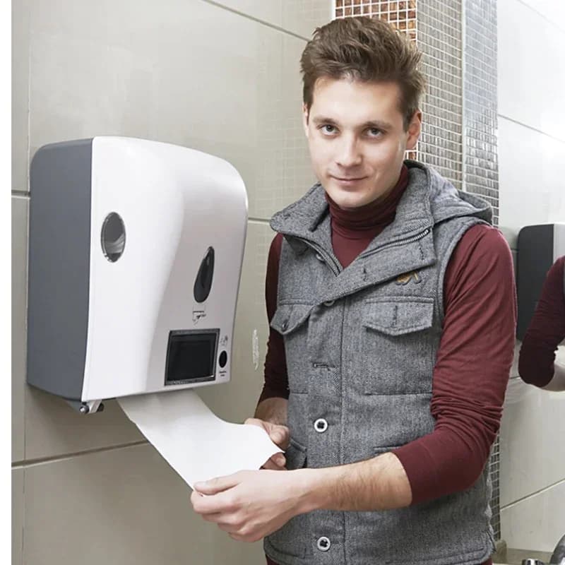 New Hotel Induction Paper Machine Automatic Paper Machine Hand Wiper Box Toilet Automatic Towel Holder