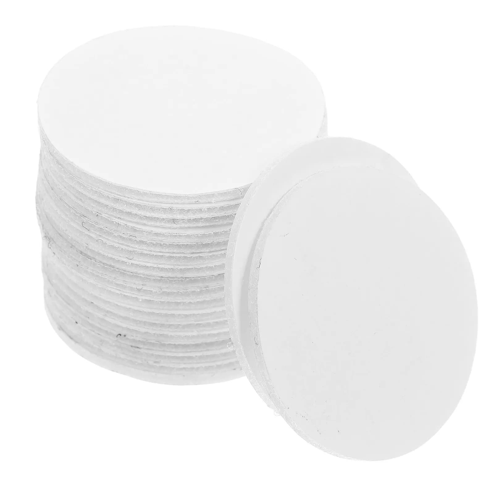 20Pairs Sticky Hook and Loop Circle Fasteners Self Adhesive Round Dots for Tablecloth Carpet Bed Sheet Power Strip Remote