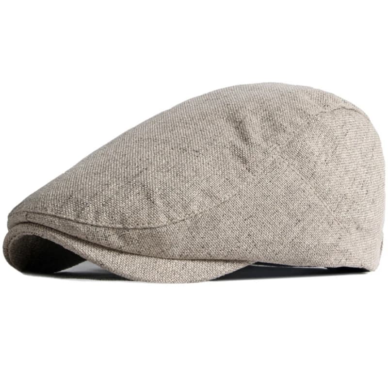 Berretti HT3668 Nuovi Cappelli Primaverili ed Estivi per Uomo e Donna in Cotone e Lino, Berretto Piatto da Artista e Pittore, Berretto Unisex