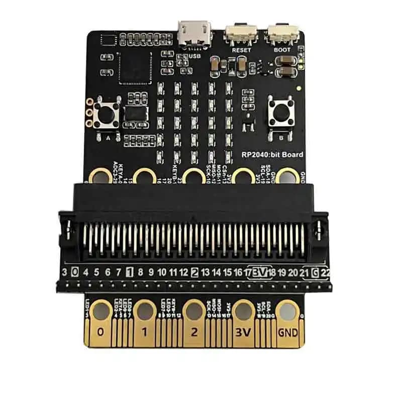 Scheda bit Raspberry Pi Pico RP2040 RP2350 Dimensioni e porta micro bit BBC compatibile alto
