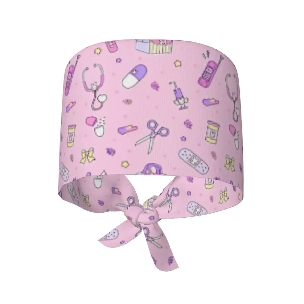 Enfermera En Apuros Kawaii Scrub Cappello Vintage Infermiera Berretti chirurgici infermieristici Stile unisex Pet Grooming Cappelli da lavoro infermieristici Berretto