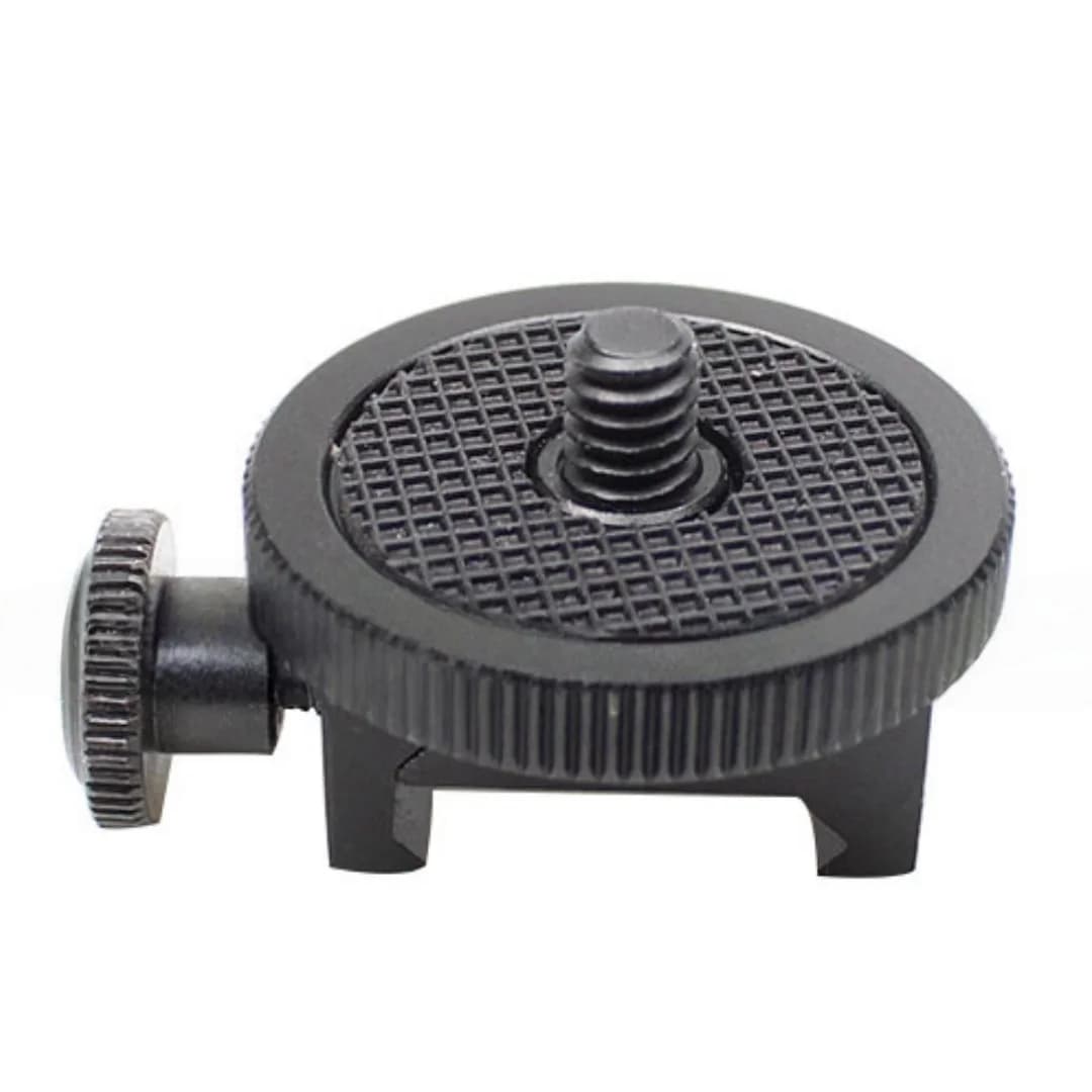 20mm Rail Mount Adapter for Action Camera Phones 1/4 Screw Base Perfect for Outdoor CS Hunting Cycling Adventures Photography