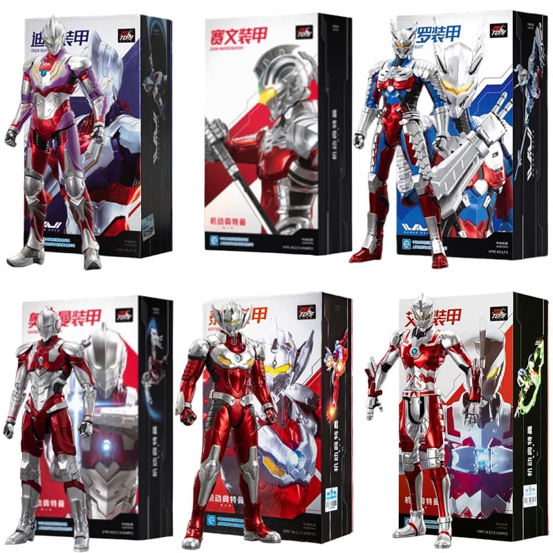 Ultraman Action Figure ZD Toy Kotaro Higashi Zero vestito Tiga Suit Ace Ultra Seven Ultraman Jack Modello Giocattolo da collezione per adulti