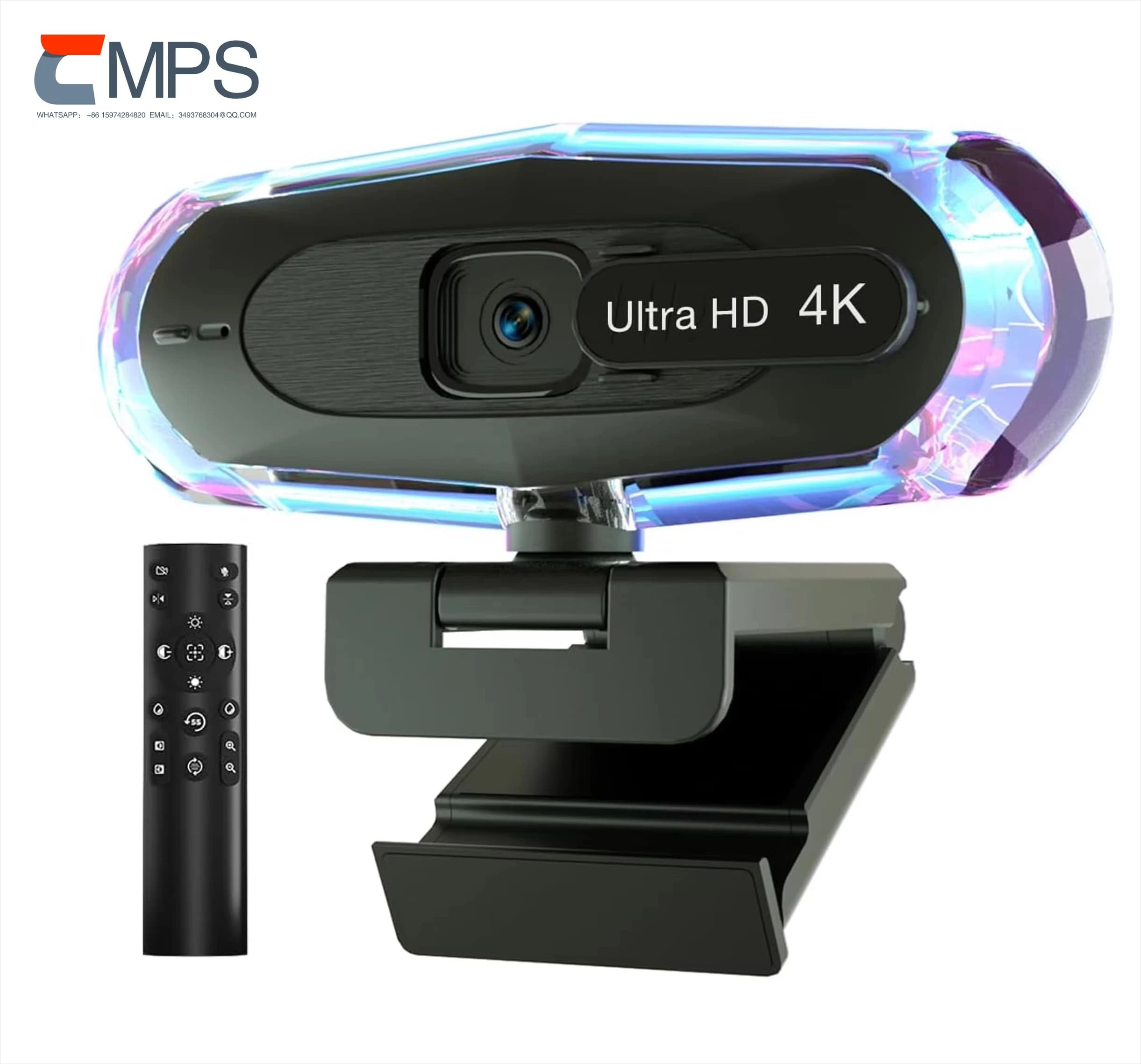 Webcam in streaming con messa a fuoco automatica 4K Desktop Laptop PC Webcam 30fps Sensore di immagini Microfono Zoom USB