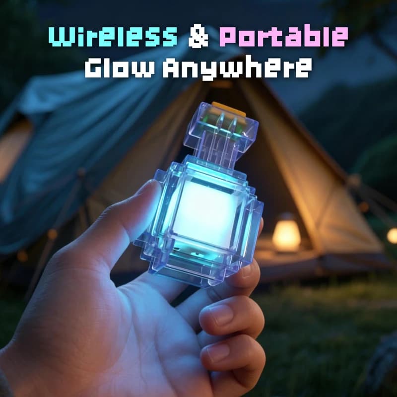 Lampada Notturna Creativa a Forma di Bottiglia di Medicina con 7 Colori, Giocattolo LED Ricaricabile USB, Decorazione Atmosfera per Camera, Regalo per Bambini