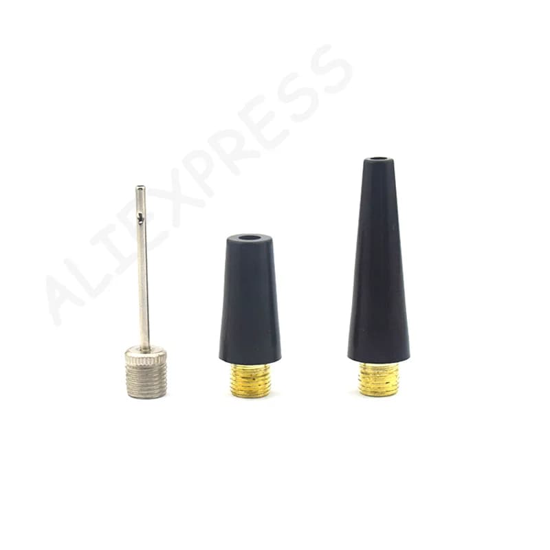 New 3 PCS Needle Nozzle Adapter Kit Ball Inflation Pump Needle Valve Adapter Kit Ball Pump Needle Bike Tire Inflating Kit