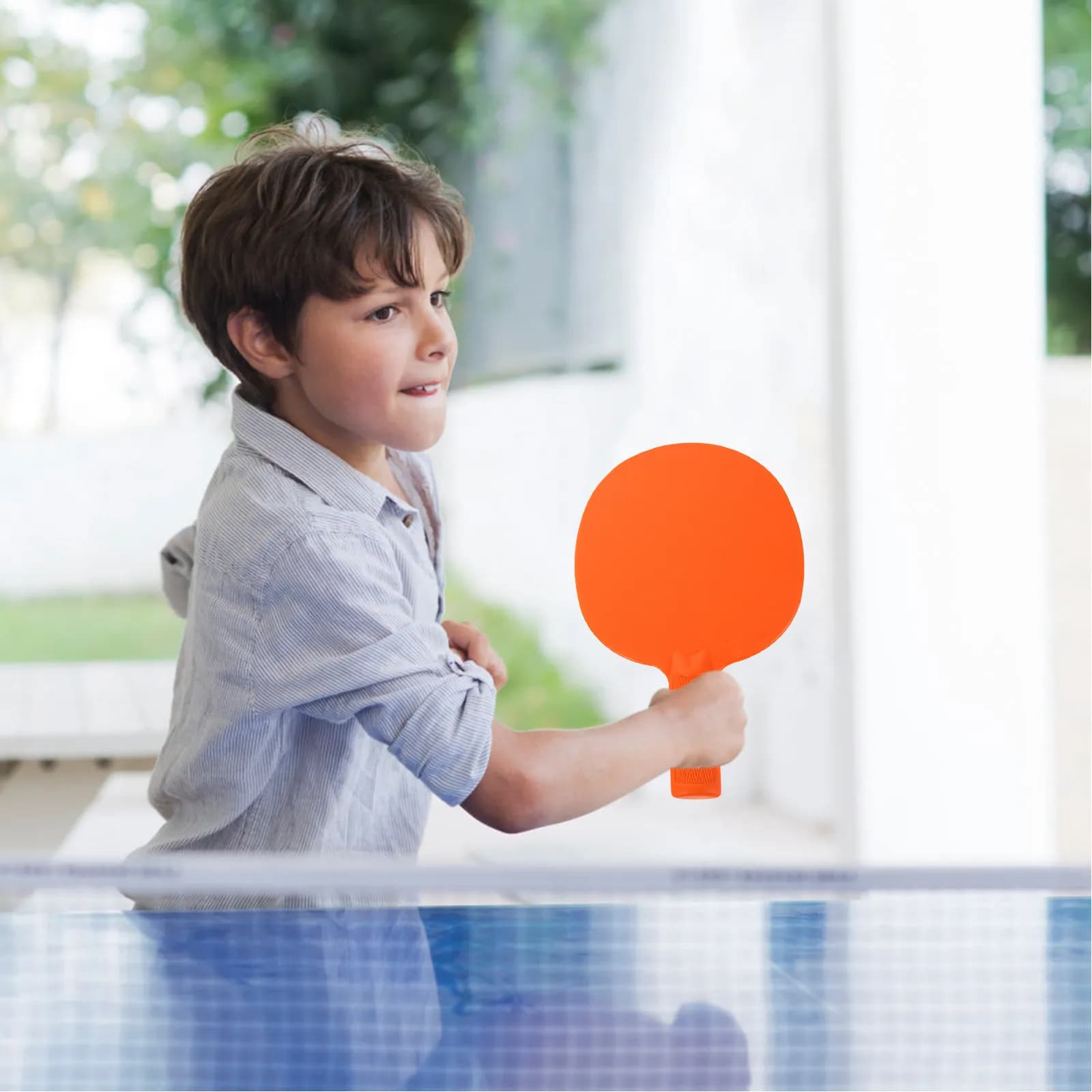 Set di racchette da ping pong da 2 pezzi, racchette leggere in plastica per principianti, per esercitarsi nella coordinazione occhio-mano, per interni