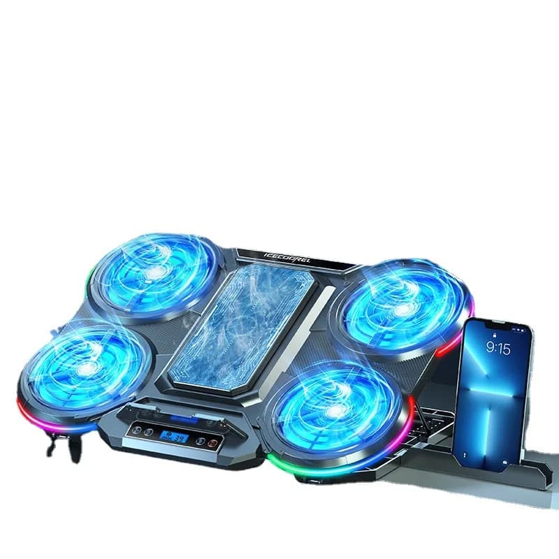 Base di Raffreddamento per Laptop a Semiconduttore - Cooler RGB per Gaming con Refrigerazione Termoelettrica, Supporto di Raffreddamento Silenzioso ad Alta Potenza