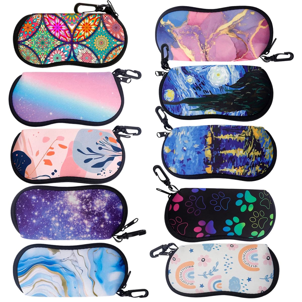 Custodia per occhiali in stile personalizzato Custodia protettiva per occhiali Accessori per abbigliamento Uomo Donna Borsa per occhiali moda Regali per gli amici