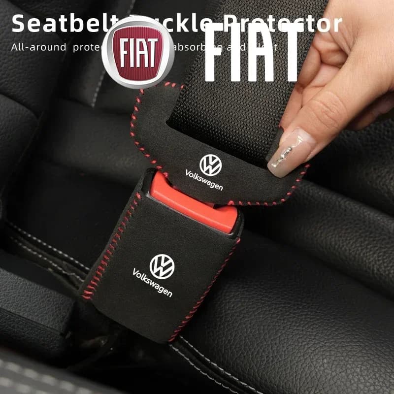 Copertura Protettiva per Fibbia Cintura di Sicurezza Auto Accessori per Volkswagen VW Scirocco Jetta Beetle Golf Passat Polo Tiguan Sharan CC