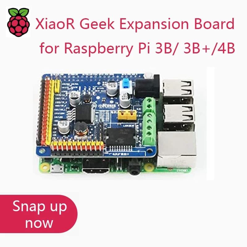 XiaoR Geek expansion card for Raspberry Pi 3B/ 3B+/4B