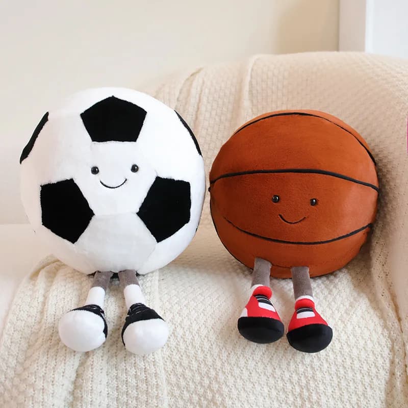 Creativo Basket Divertente Calcio Peluche Calcio Peluche Cuscino Letto per bambini Decorazione della camera Accessori Morbido peluche