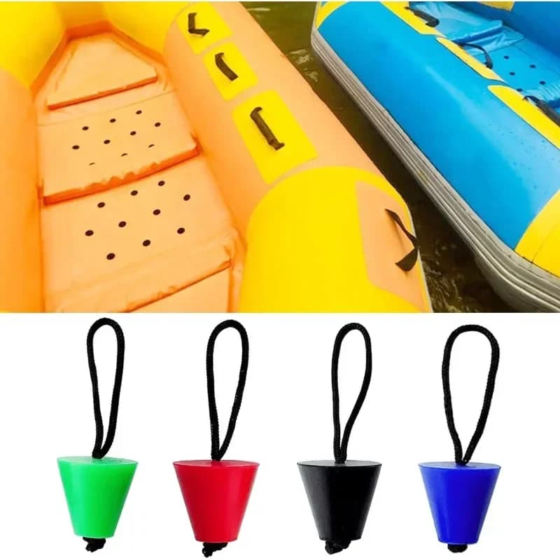 Kit di tappi per Scupper per Kayak con Kit di tappi per fori di scarico di ricambio per fune per Kayak canoa spina per Scupper per barca marina