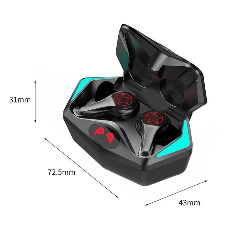 S500 TWS Wireless Headset for Game Low Late Gaming Headphones True 5.3 Musical earphones Blue-tooth with microphone Waterproof Headphones