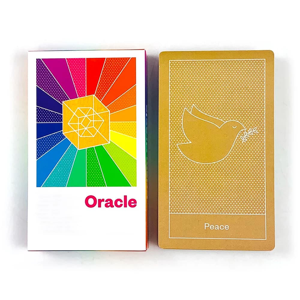 Carte Oracle di vendita calda Un 45 tarocchi si mucchio nella tua intuizione con la magia dell'edizione di divinazione dei colori Mazzo Borad Giocando a giochi