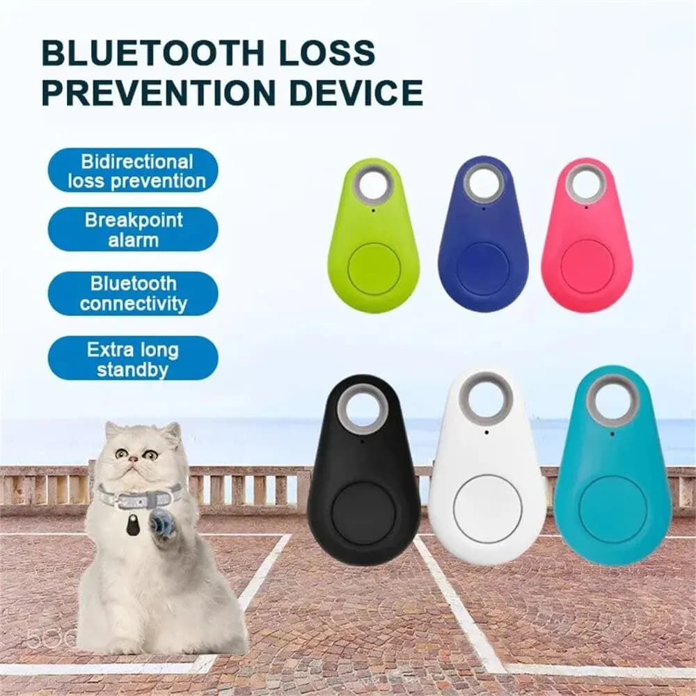 Pets Smart Mini GPS Tracker Anti-Lost Waterproof Bluetooth Tracer For Pet Dog Cat Keys Wallet Bag Kids Trackers Finder Equipment