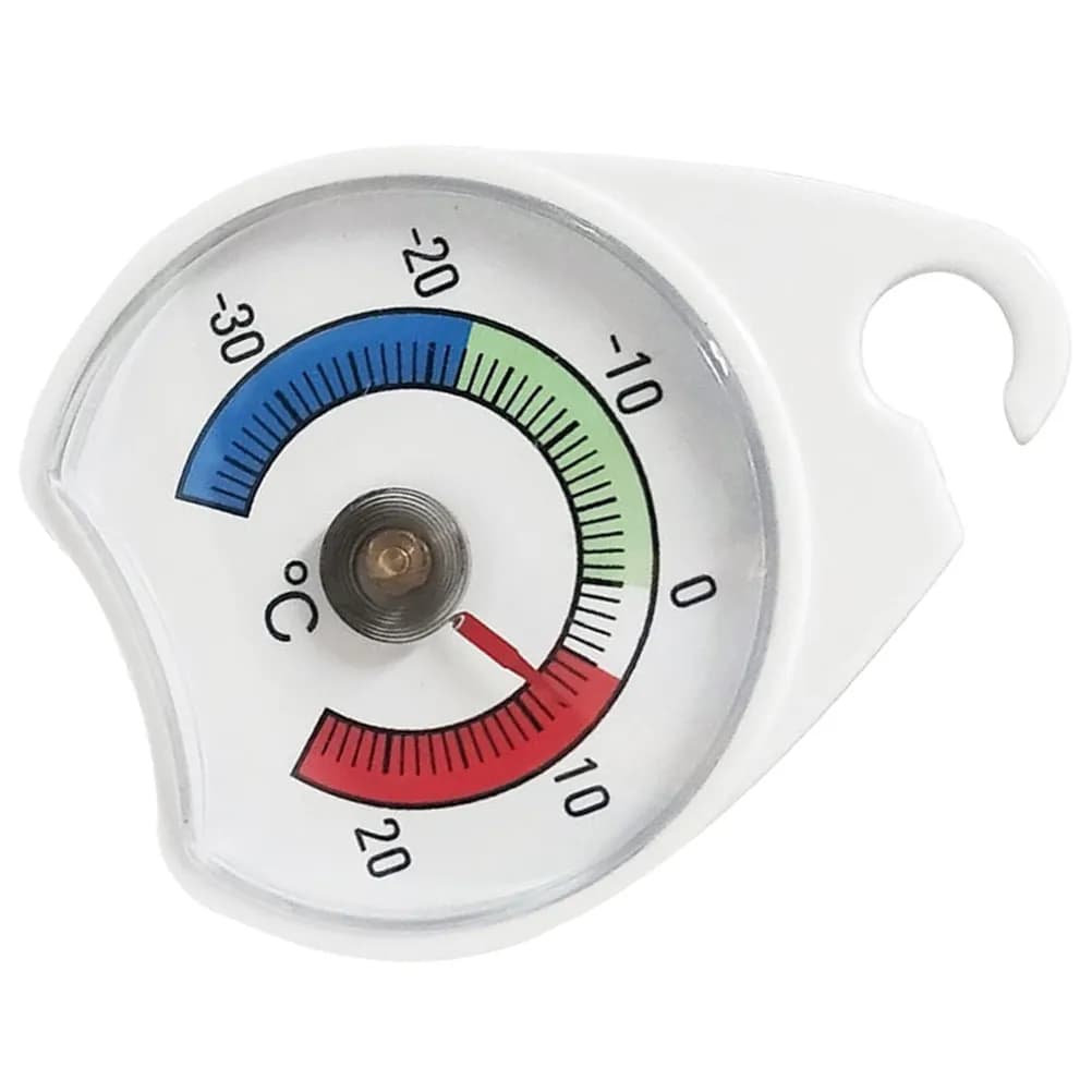 Professional Fridge Thermometer, High Precision Plastic Temperature Meter for Food Monitoring in Kitchen and Freezer