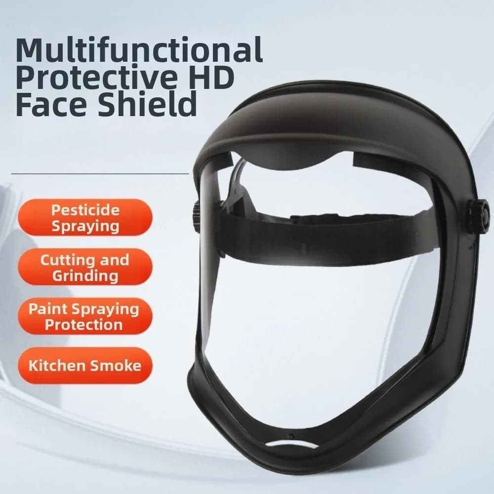 Multipurpose Anti Fog Full Face Shield Anti Impact Dustproof Welding Mask Anti Splash Durable Safety Visor Outdoor Use