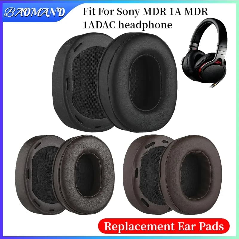 BAOMAND For Sony MDR 1A MDR 1ADAC Auricular Bearings Headphones/Auricular Gamer Headphones Headset Bearing Cover