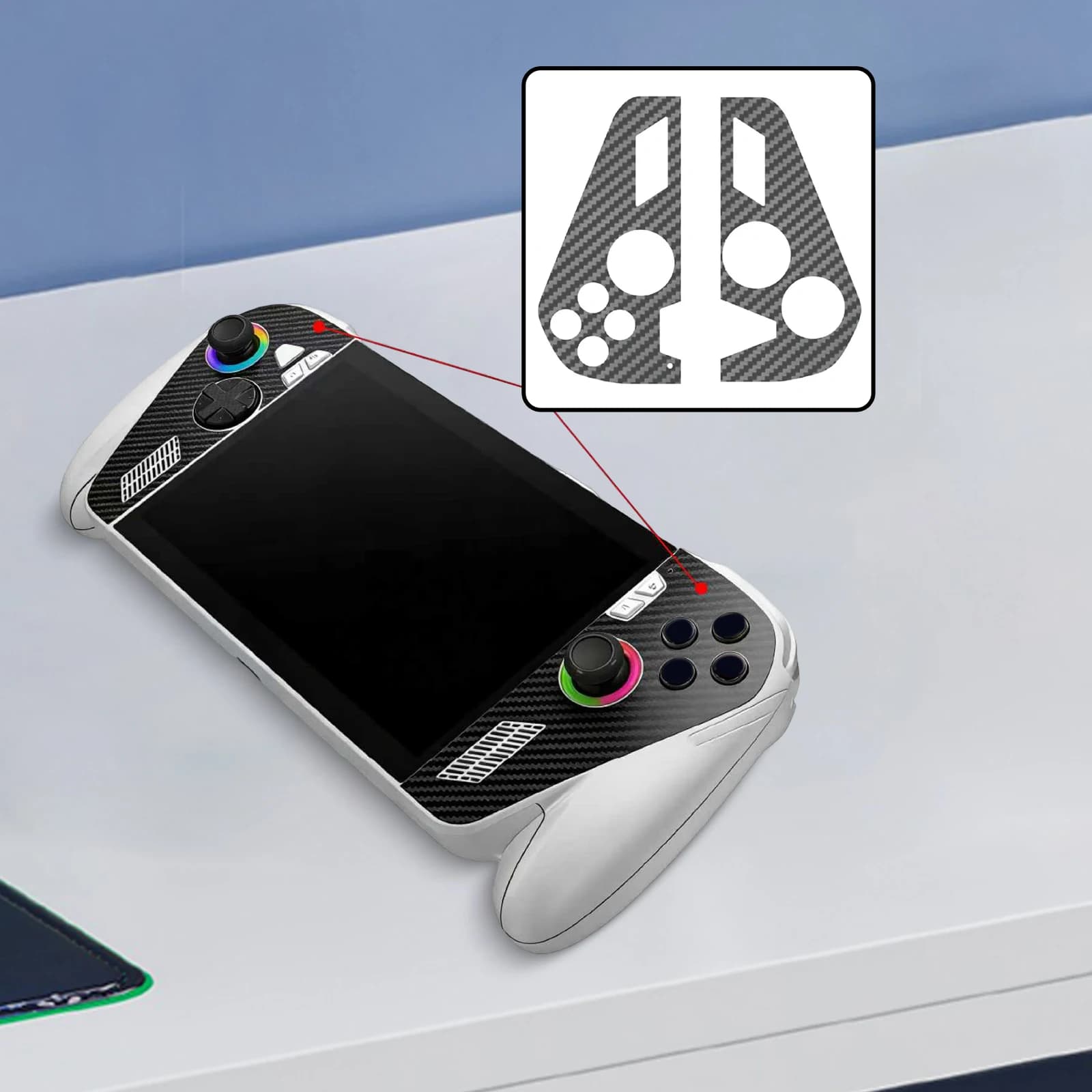 Handheld Universal Protect Kit Non-Slip Console Full Protection Kit Anti-Scratch Protect Sleeve for ROG Xbox Ally/X Accessories