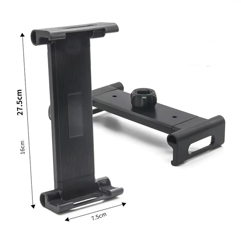 Supporto Grande con Clip per Trasmissioni Mobili, Base Fissa per Treppiede, Adattatore Estensibile per Tablet con Fibbia