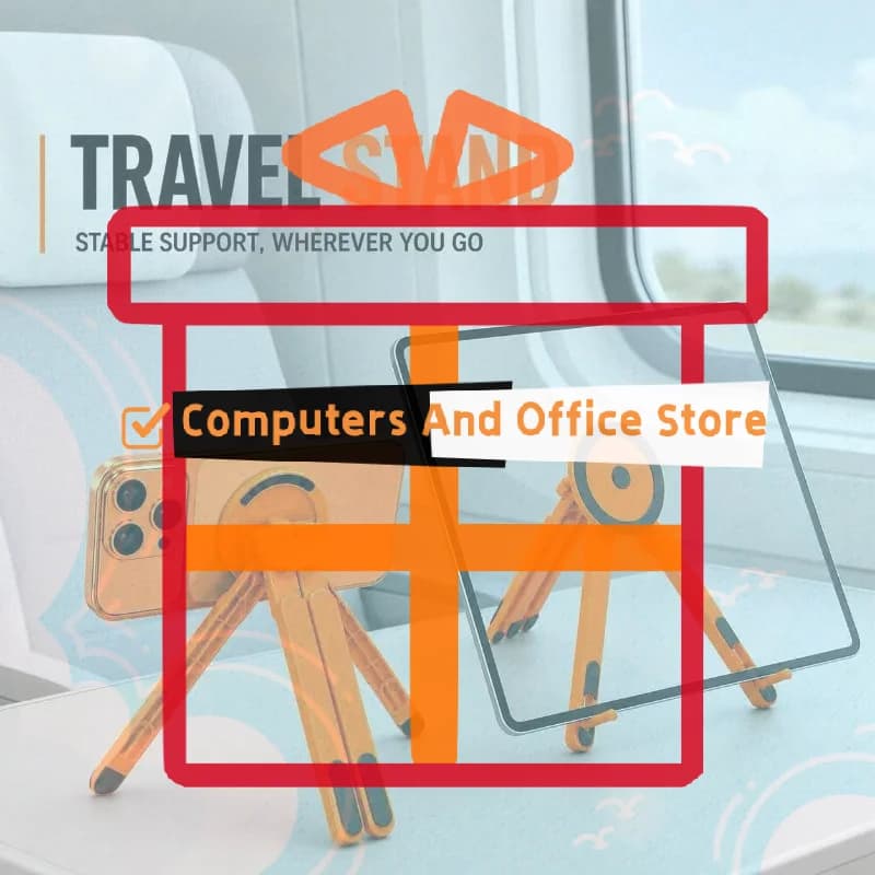 1Pcs Foldable And Rotating Portable Magnetic Aluminum Alloy/Plastic Multifunctional Phone Stand Tablet And Laptop Desktop Stand