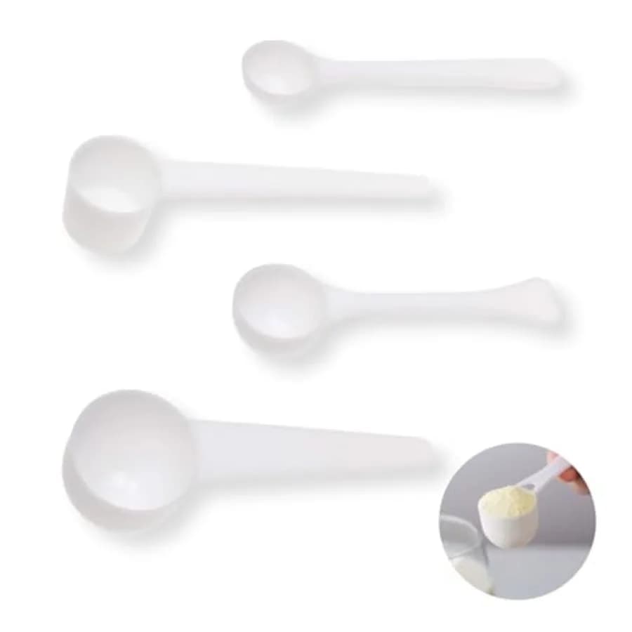 s Measuring Spoons Set 1g 3g 5g 10g Scoops for Coffee Protein Milk Powder Kitchen Tools for Accurate Measurements Spoons for Cr