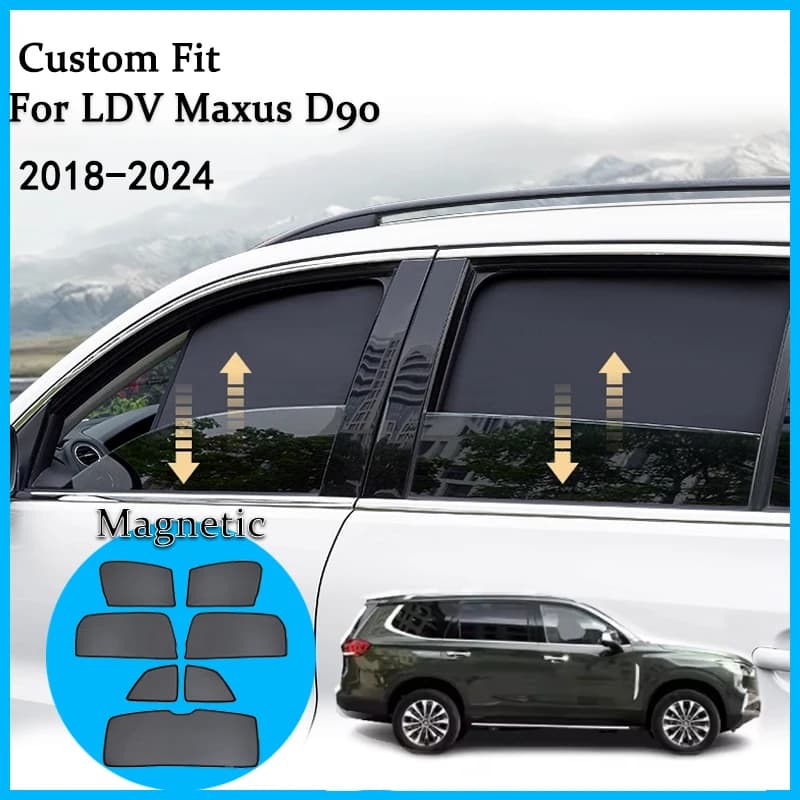 Per LDV Maxus D90 2024 2023 2022-2018 Auto Visiera Parasole Accessori Finestra Parabrezza Copertura Tenda Parasole Maglia Ombra Cieco Personalizzato