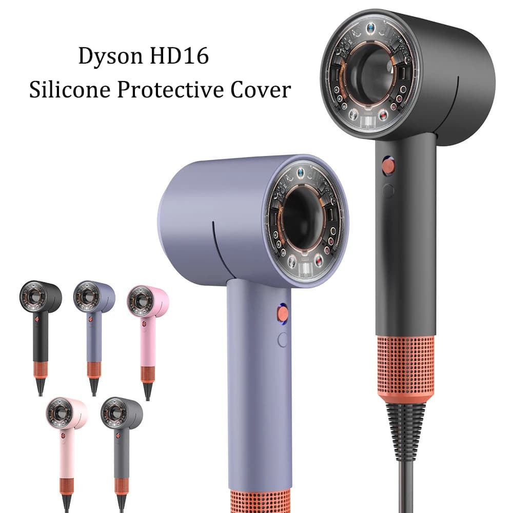 Copertura Protettiva in Silicone per Asciugacapelli Dyson HD16, Accessori per Asciugacapelli Airwrap, Lavabile, Anti-Graffio, Anti-Caduta, Antipolvere