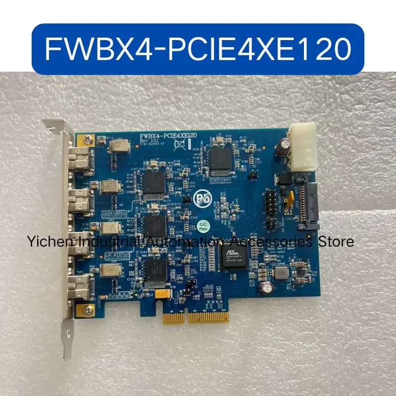 Test della scheda di acquisizione telecamera industriale FWBX4-PCIE4XE120 1394 800M di seconda mano OK