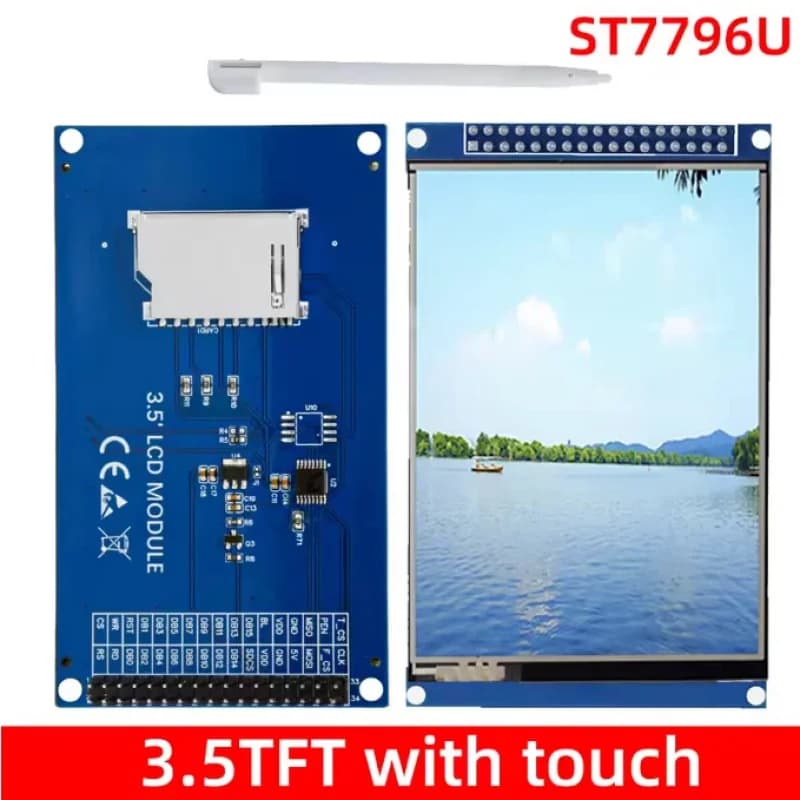 Modulo Schermo Touch TFT LCD da 3,5 Pollici 480x320 ST7796U ILI9486 Display LCD per Scheda Arduino UNO MEGA2560 Con/Senza Touch