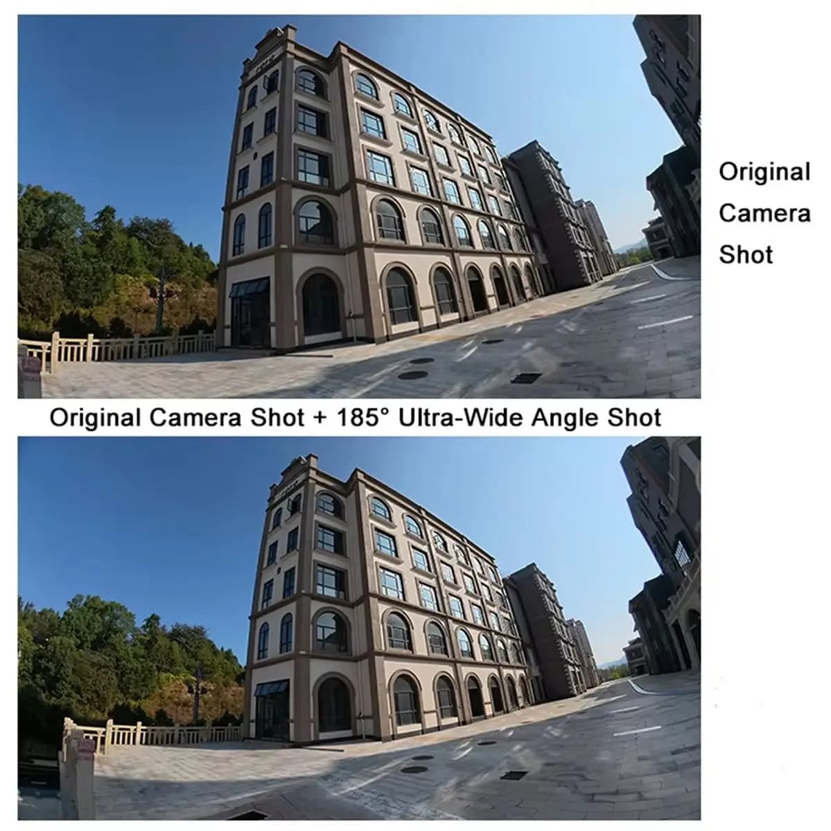 AA80 Wide-Angle Lens 185° Ultra-Wide View for Action 6 Action Camera Wide Angle Attachment for Boosting Dynamic POV