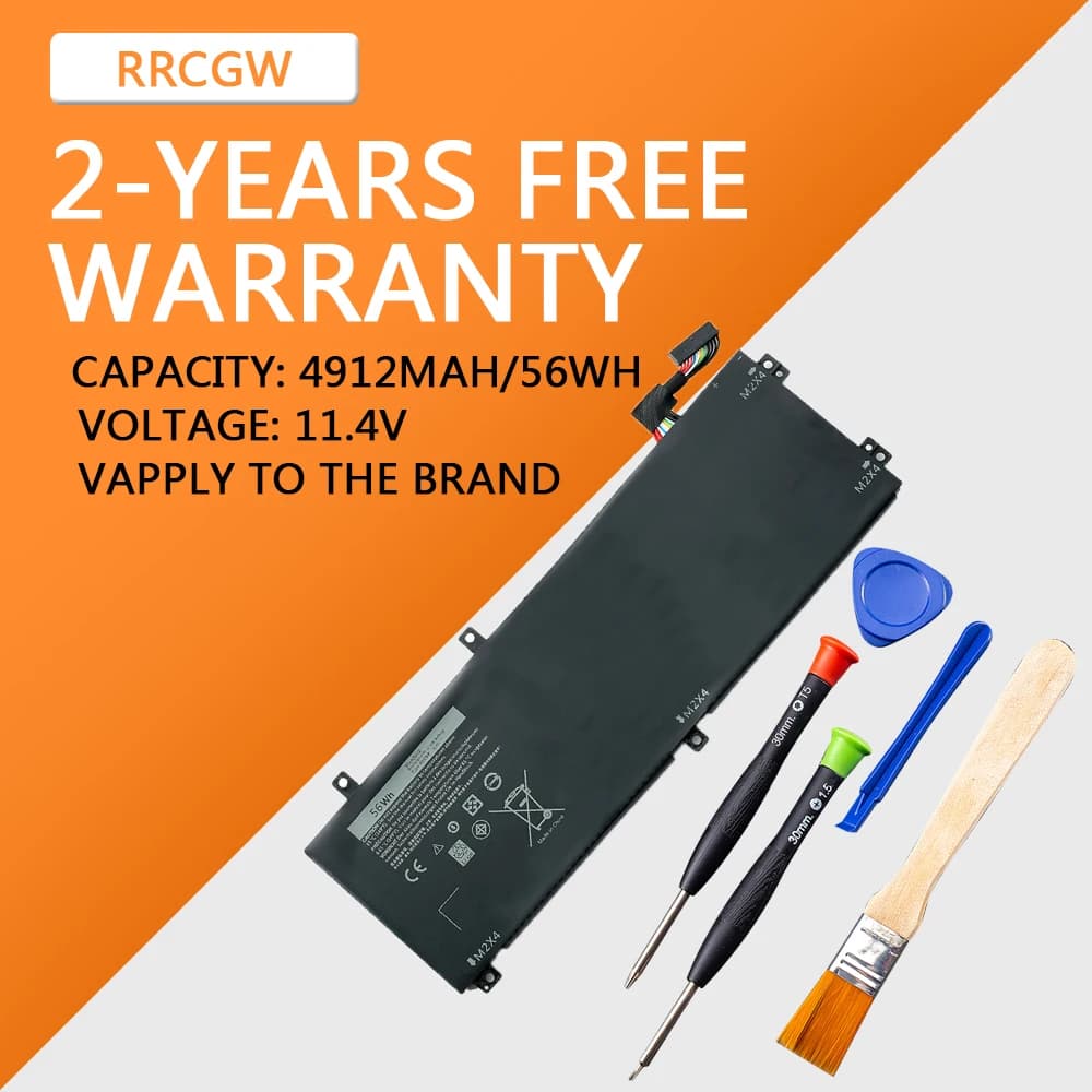 Batteria per laptop RRCGW 4GVGH per Dell XPS 15 9550 Precision 5510 Series M7R96 62MJV Strumenti gratuiti