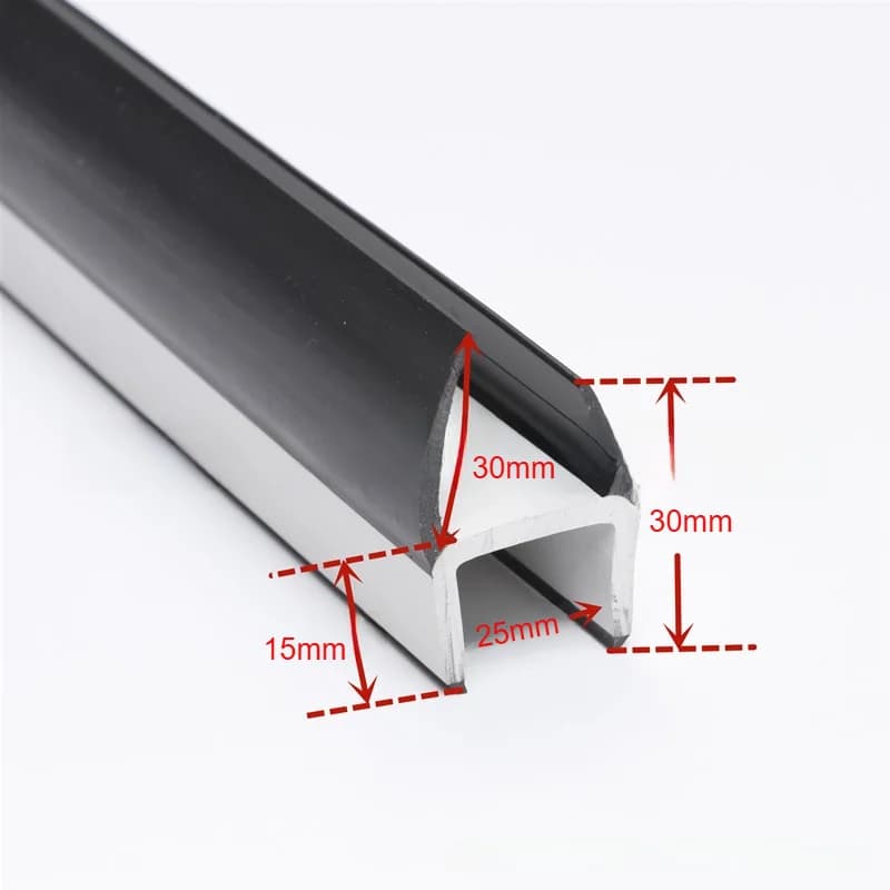 Van container door sealing strips, van transport vehicle sealing strips, container accessories, rubber strips