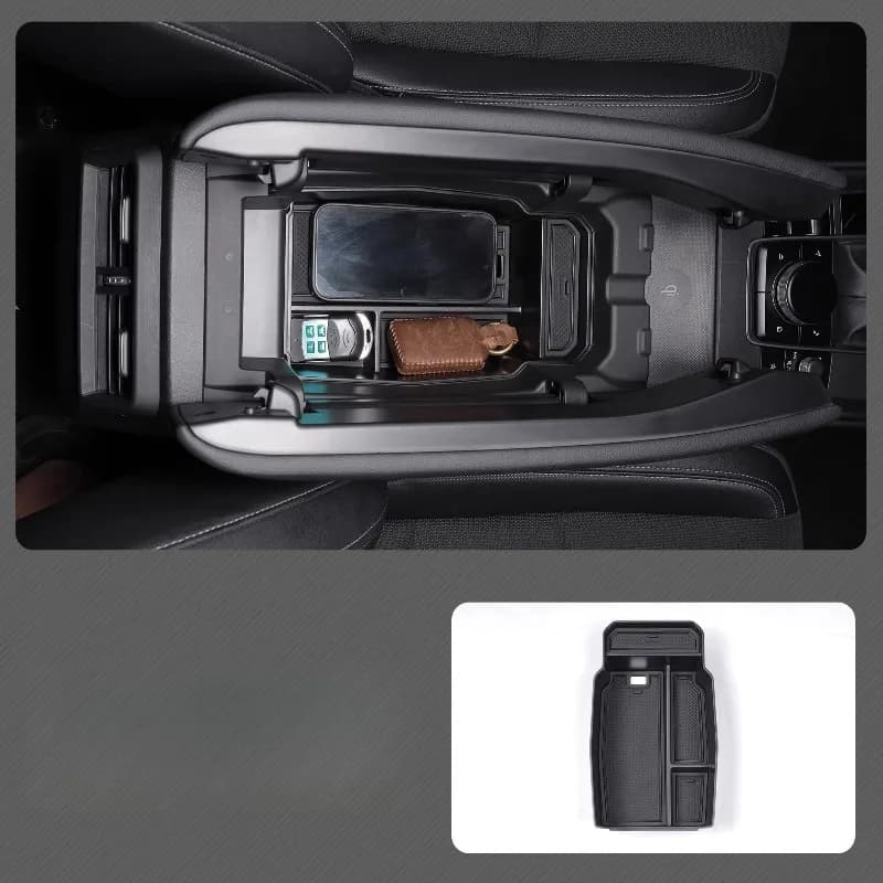 Per Mazda CX-50, Scatola portaoggetti multifunzionale per bracciolo auto - Accessorio di modifica per l'organizzazione interna
