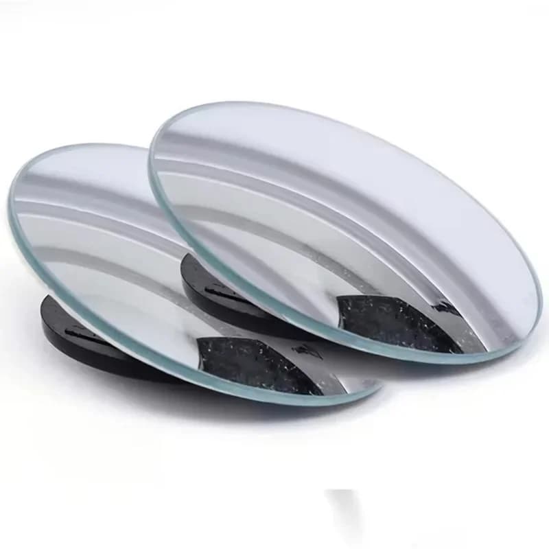 1Pair Auto Blind Spot Specchio 360 Gradi Regolabile Auto Specchietto retrovisore Convesso Per Auto Reverse Grandangolare Parcheggio Senza Montatura Specchi