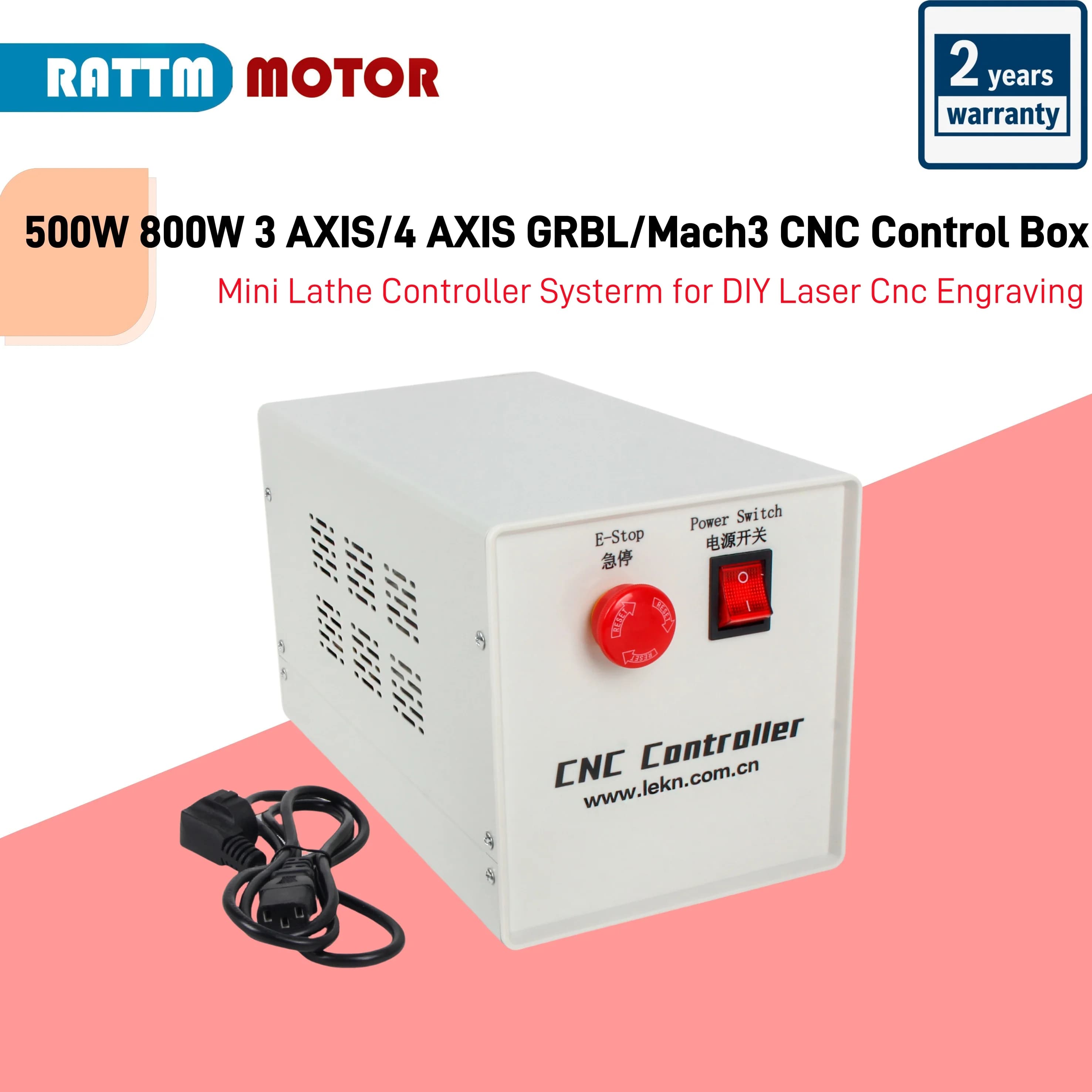 500W 800W 3 AXIS/4 AXIS GRBL/Mach3 Scatola di controllo CNC Router di legno Mini tornio Controller Sistema per macchina per incisione CNC laser fai da te
