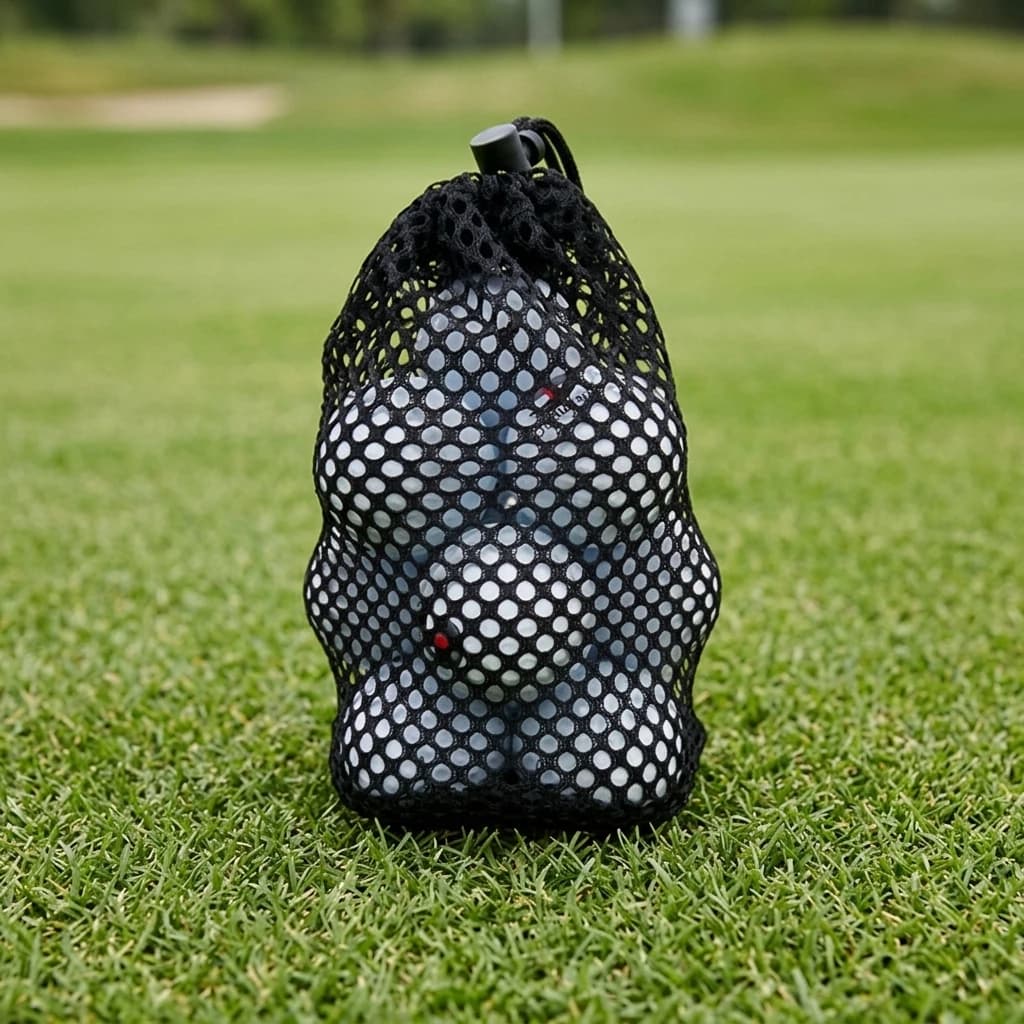 Golf Ball Bag Breathable Practice Storage Pouch for Golfers Durable Nylon Mesh Holder 12 24 48 Balls Training Gear