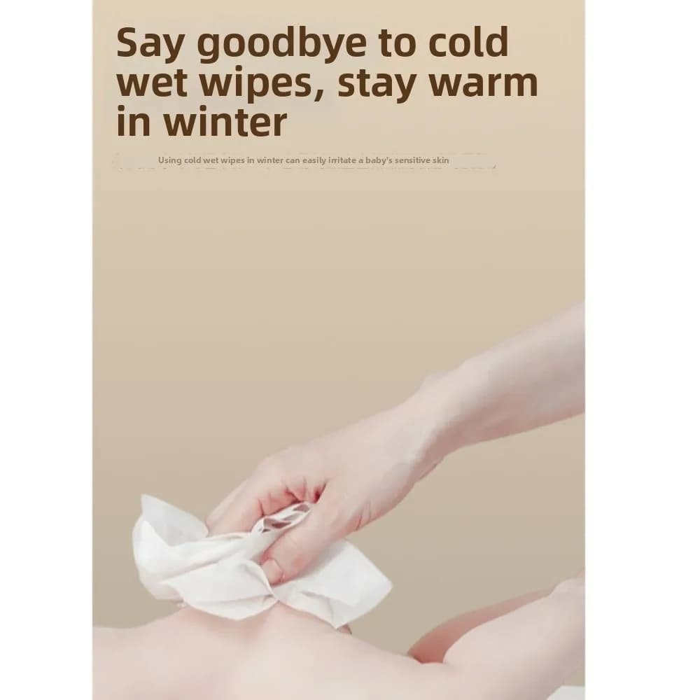 USB Plug-In Portable Wet Wipe Heater 3-Level Temperature Heating Large Capacity Mini Moisturizing Tissues Dispenser/Heater