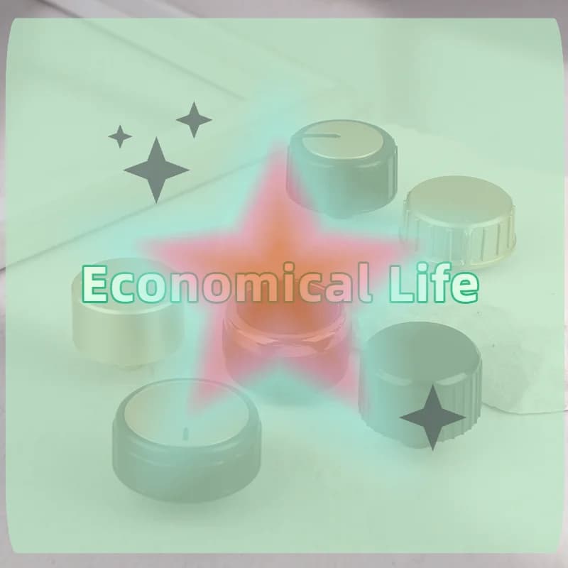 Manopola di controllo di ricambio per friggitrice ad aria / forno elettrico / pentola a pressione elettrica / sterilizzatore, manopola timer, interruttore ad asse D