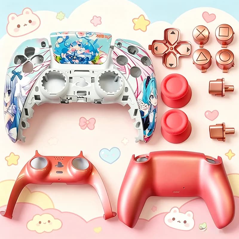 Custodia Edizione Limitata per Gamepad PS5 - Adatta per Accessori di Riparazione Console e Gamepad PS5 - Scocca per Gamepad PS5