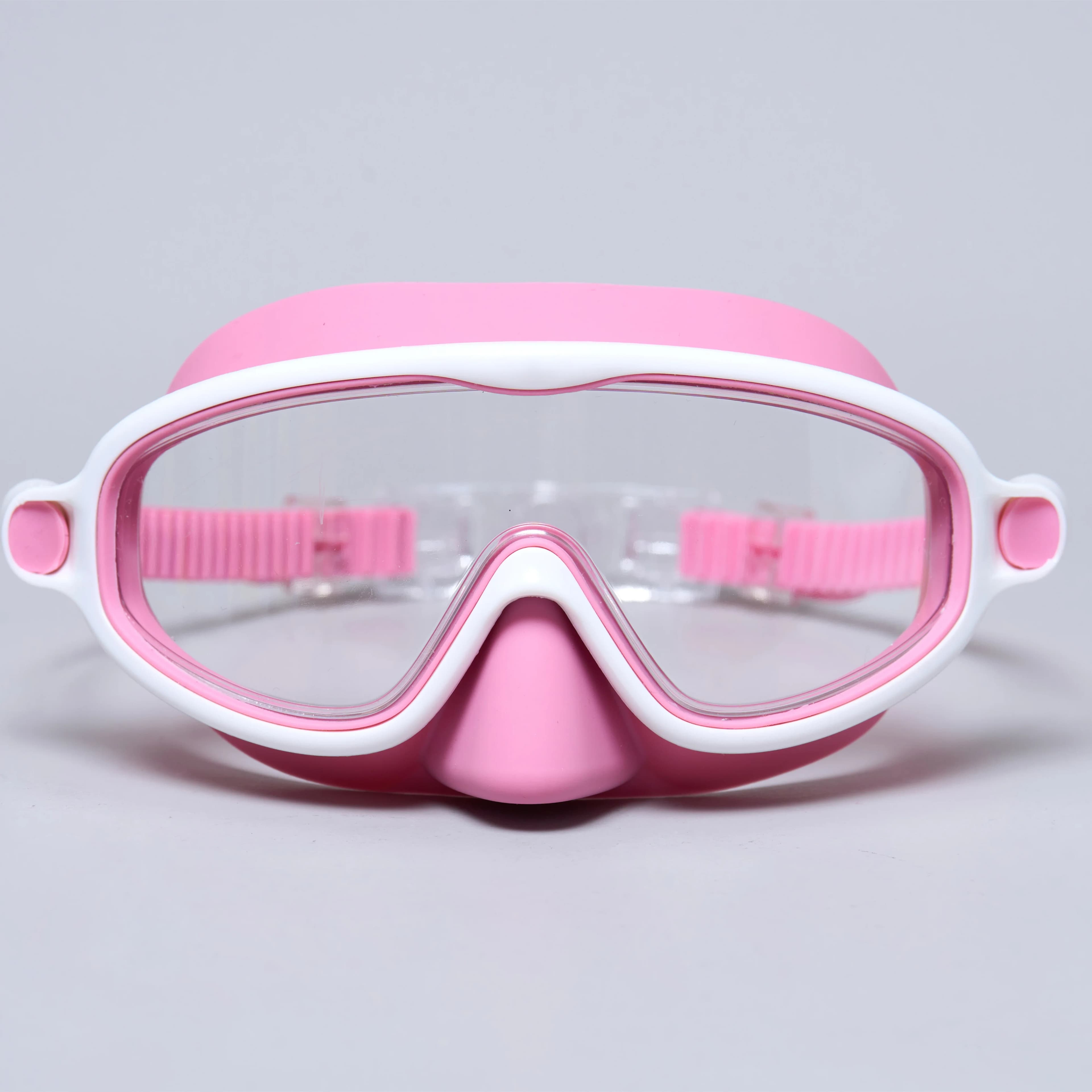 New Swimwear for Children Anti-fog in Silicone with Montatura Grande, Electroplated Snorkeling Mask, Comfortable and Durevoli