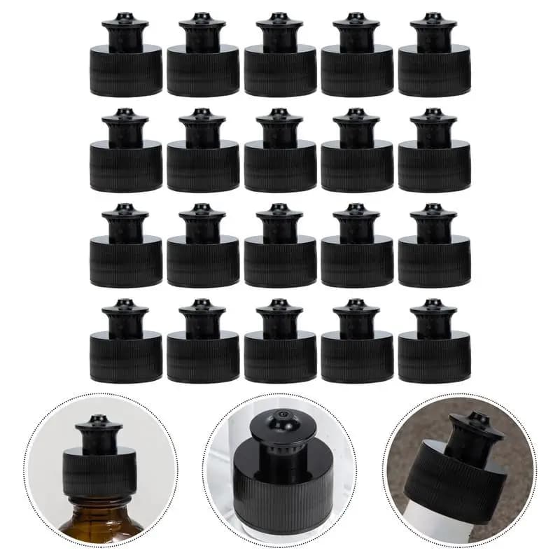 Tappi di bottiglia coperchi Push Pull per acqua tappo coperchio di ricambio top bottiglie a vite per sigillatura sportiva coperchio riutilizzabile Soda portatile ritorta