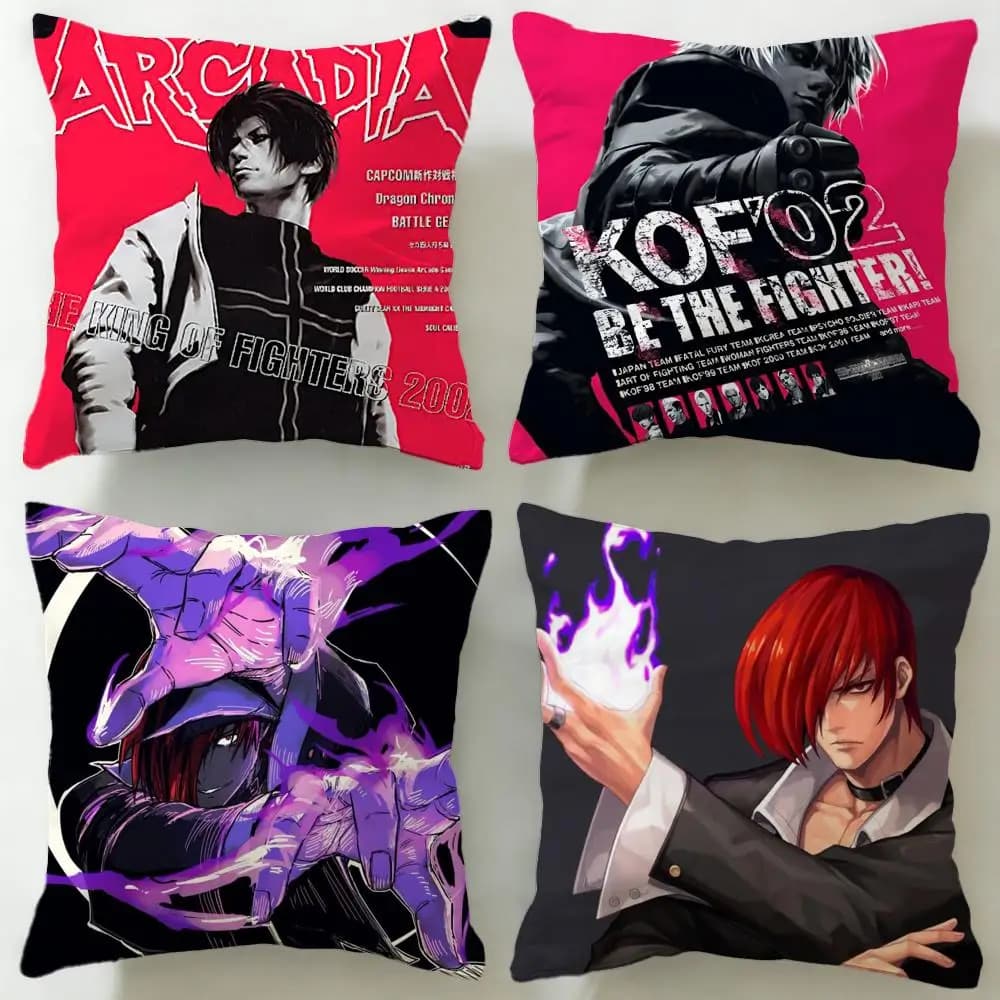 Popolare federa per cuscino KkOF The King of Fightersing, morbida e facile da lavare – versatile per divano, letto, viaggi e ufficio