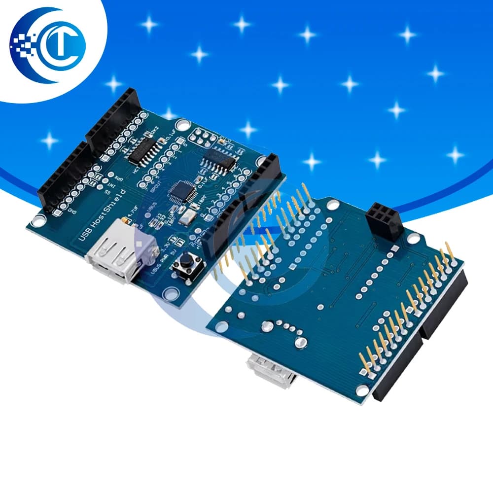 USB Host Shield 2.0 per Arduino UNO MEGA ADK compatibile per Android ADK scheda modulo elettronico fai da te