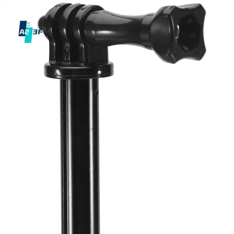 A23F-1 Pz 48 Cm Allungabile Selfie Stick Palmare Impermeabile Sport Selfie Stick Per Go Pro Hero 9 8 7 6 5 4 3 OSMO Azione Nero