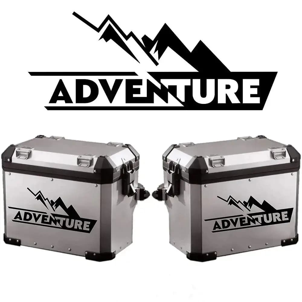 motorcycle helmet, side box decoration, for motorcycle Adventure themed car decal, truck body vinyl decal