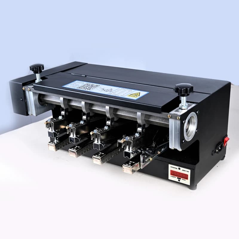 Cucitrice Elettrica Automatica per Scatole a Testa Singola/Doppia/Tripla/Quadrupla, per Metallo, 200 Graffette al Minuto, Spessore 1-5mm, per Imballaggio